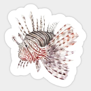 Lionfish Sticker